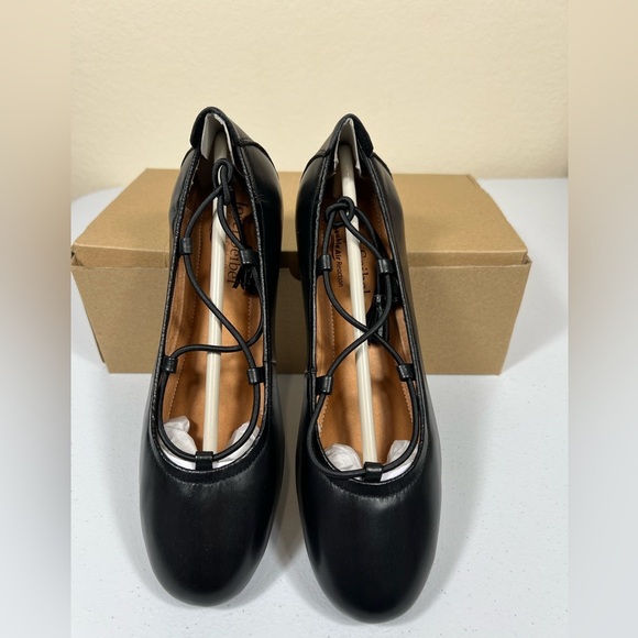 New Josef Seibel black ballet flat shoes 37 - Picture 2 of 6